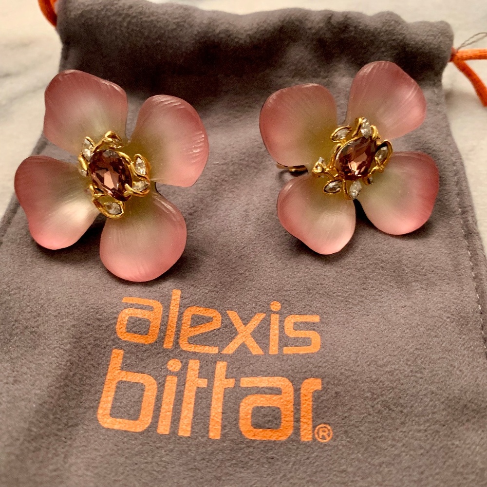 Alexis bittar clip on earrings